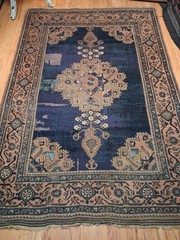 Semi-Antique Turkish Taspinar Area Rug, Hand-Knotted Wool, 5’x7’5