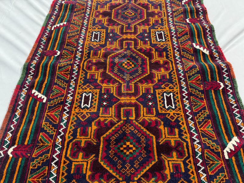 3x5 Ft Afghan Handmade Medallion Wool Area Rug Turkish Geometric Oriental Carpet gallery