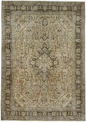 Distressed Antique Rug Muted Classic Floral Carpet Living Room Decor 6’5X9’3 ft
