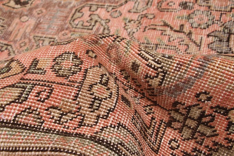 Vintage Traditional Hand-Knotted Area Rug 6'1" x 8'10" Oriental Wool Carpet gallery
