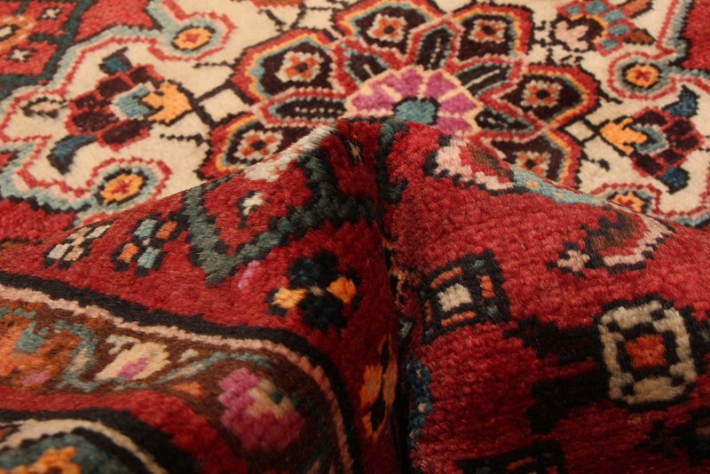 Vintage Hand-knotted Runner Rug 3'11" x 9'8" Traditional Oriental Wool Carpet gallery