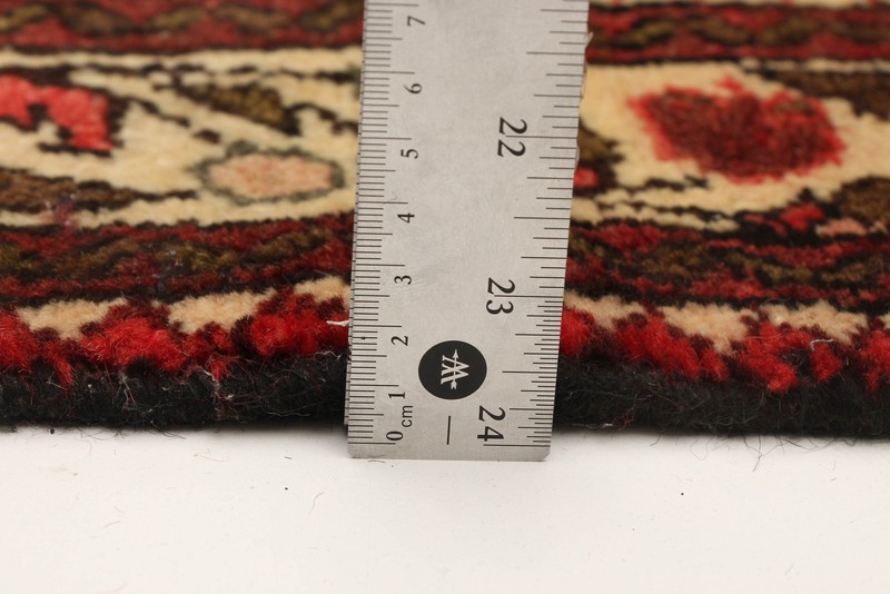 3'8" x 9'1" Vintage Hand-knotted Runner Rug Traditional Oriental Wool Carpet gallery