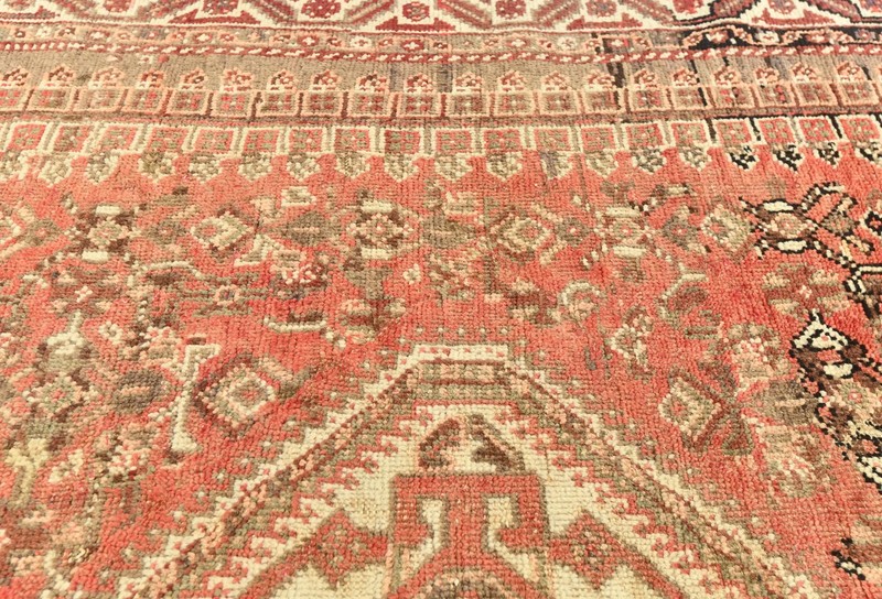 Semi-Antique Handmade Tribal Design Oriental Rug Muted Entryway Carpet 5X8 ft gallery