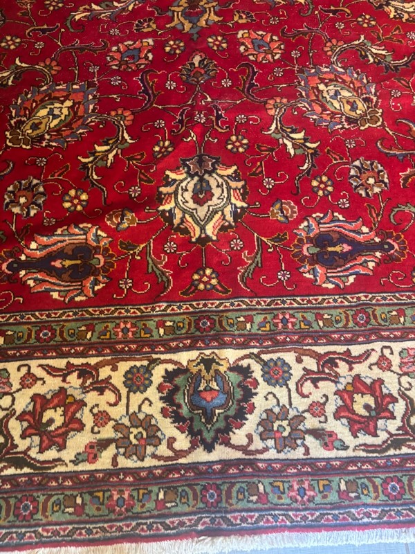 SIMI ANTIQUE. HAND MADE. 12X10 EXCELLENT CONDITION. FULL PILE.WITH SINGNR gallery