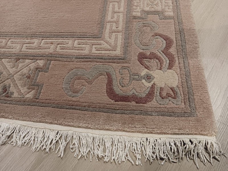 ESTATE 6x8 Simple Modern Tibetan Hand-Carved Handmade-knotted Wool Rug 586217 gallery