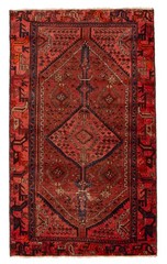 Vintage 4’0″ x 6’9″ Traditional Hand Knotted Vegetable Dye Wool Area Rug