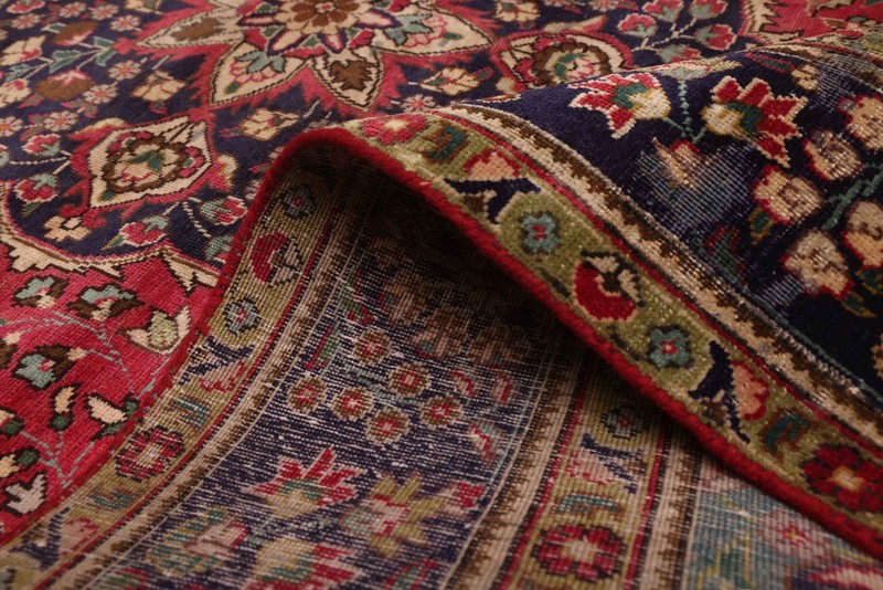 Traditional Vintage Hand-Knotted Area Rug 6'5" x 9'8" Oriental Wool Carpet gallery