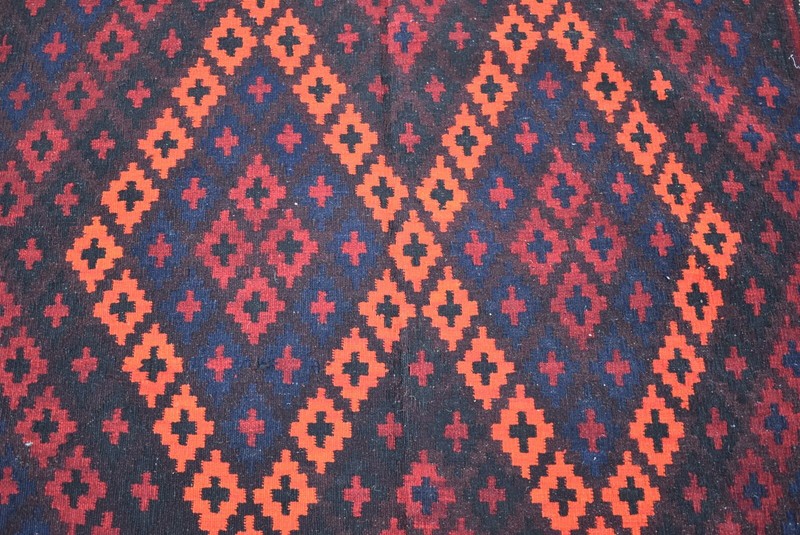 8x13 Handmade Afghan Tribal Ghalmouri Kilim Rug Vintage Persian Large Area Rug gallery