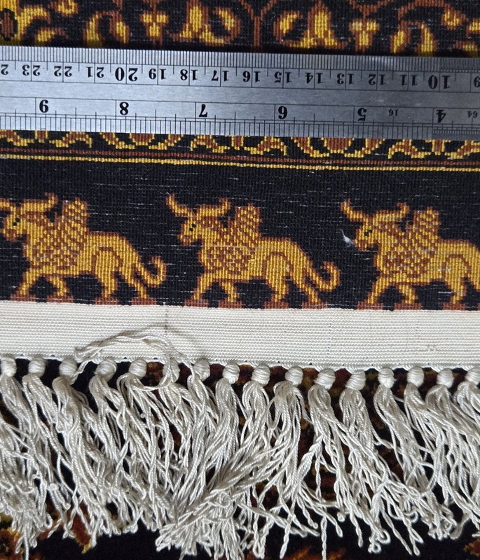 Extra Fine Genuine Handmade Middle Eastern Rug Versace Design Silk Base gallery