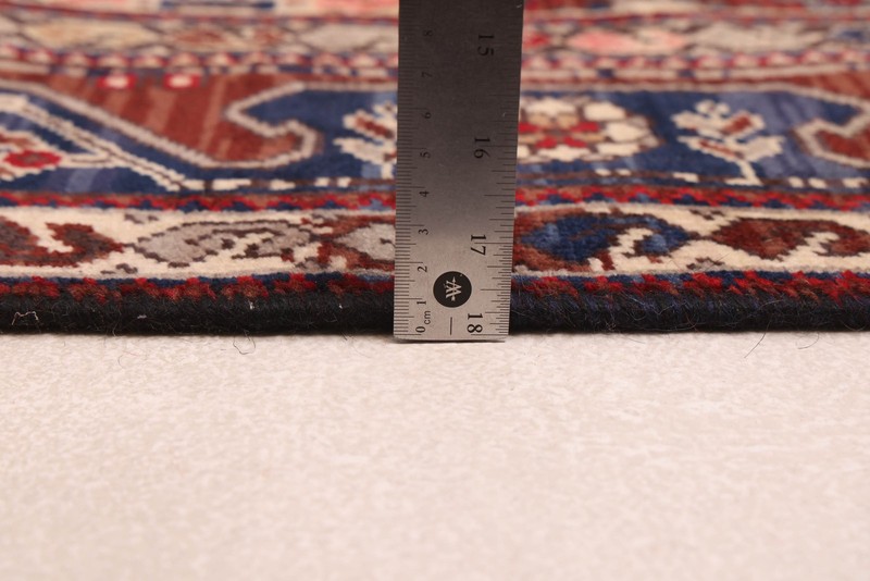 Vintage Hand-Knotted Area Rug 4'3" x 6'11" Traditional Oriental Wool Carpet gallery