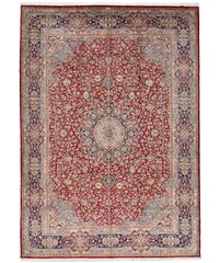 Rare Bedroom Decor Floral Classic 9’7X13’6 Wool Oriental Rug Hand-Knotted Carpet