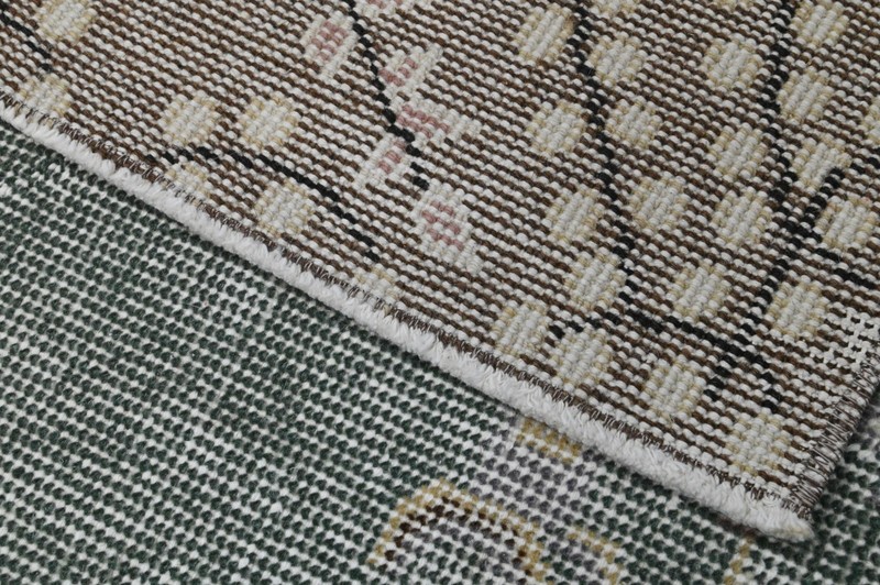 Oushak Turkish Vintage Rug 5x9 Kilim Rug Anatolian Handmade Boho Decor PINK gallery