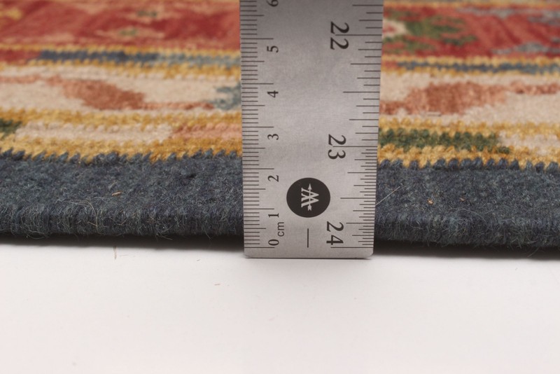 Vintage Hand Woven Area Rug 6'1" x 7'7" Traditional Wool Oriental Carpet gallery