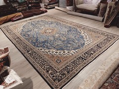 ESTATE 10×15 CIRCA 1920 MUSEUM VEGETABLE DYE HANDMADE-KNOTTED WOOL RUG 587155