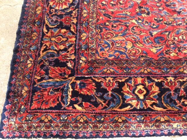 ANTIQUE ORIENTAL RUG CIRCA 1920 HAND KNOTTED WOOL 13' X 11' gallery