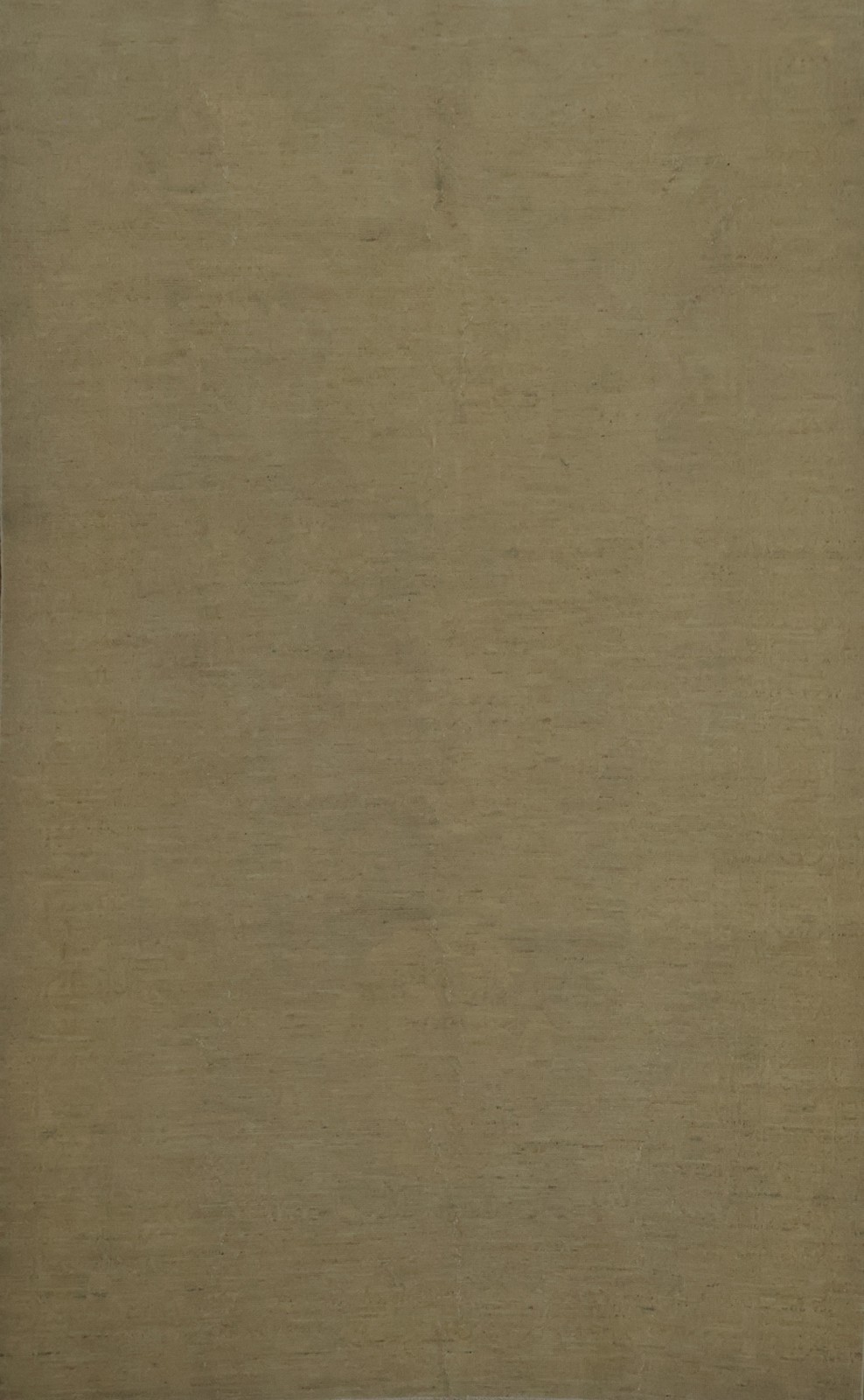 Elegant Minimalist Oushak Beige Rug Handmade for Sophisticated Interiors 6x8 gallery