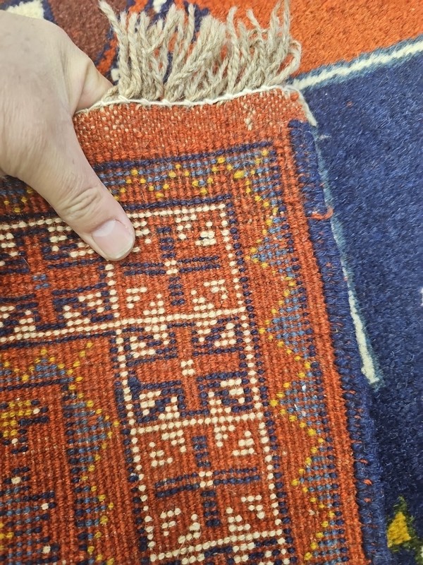 Hand-knotted Caucasian 100% Wool Shirvan Azerbaijan Fine Area Rug 3'10"×6'3" gallery