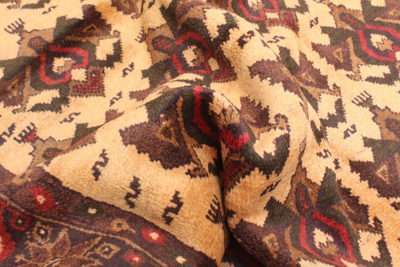 Vintage Hand-Knotted Area Rug 3'6" x 6'5" Traditional Oriental Wool Carpet gallery