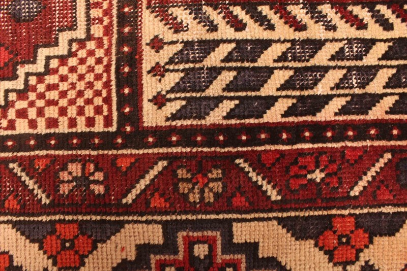 Vintage 6'3" x 9'11" Traditional Hand Knotted Vegetable Dye Wool Area Rug gallery