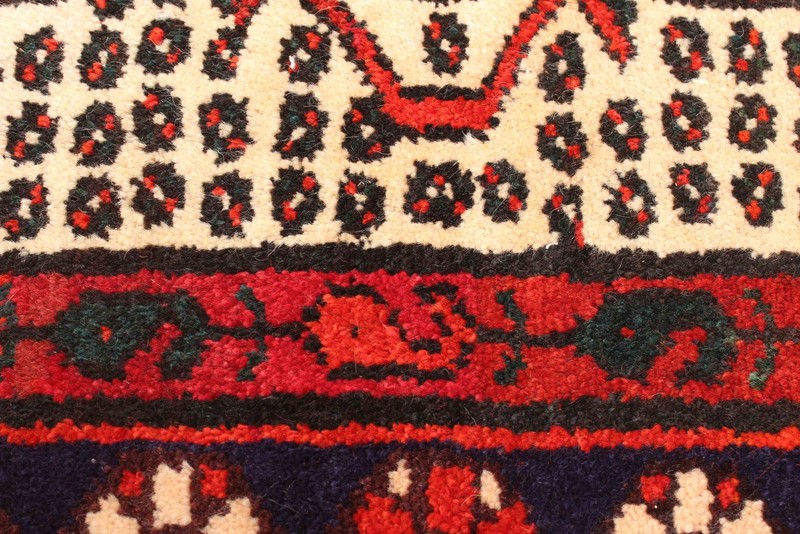 Vintage Hand-Knotted Area Rug 4'1" x 6'9" Traditional Wool Carpet gallery