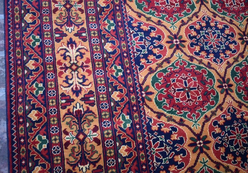Palace Size Large Afghan Geometric Rug 10x16 ft High Quality Turkmen Wool Carpet gallery