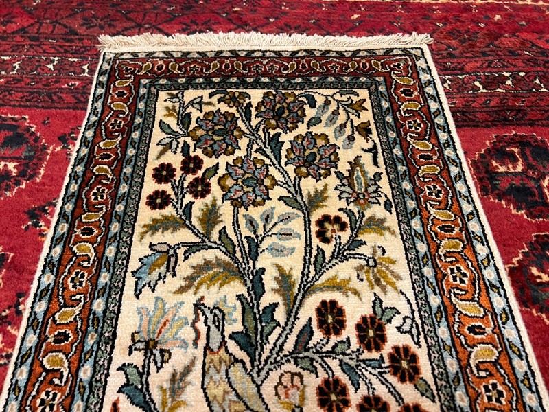 COLLECTORS' ITEM Vintage Stunning Natural Silk Tree of Life Pictorial Kids Room gallery