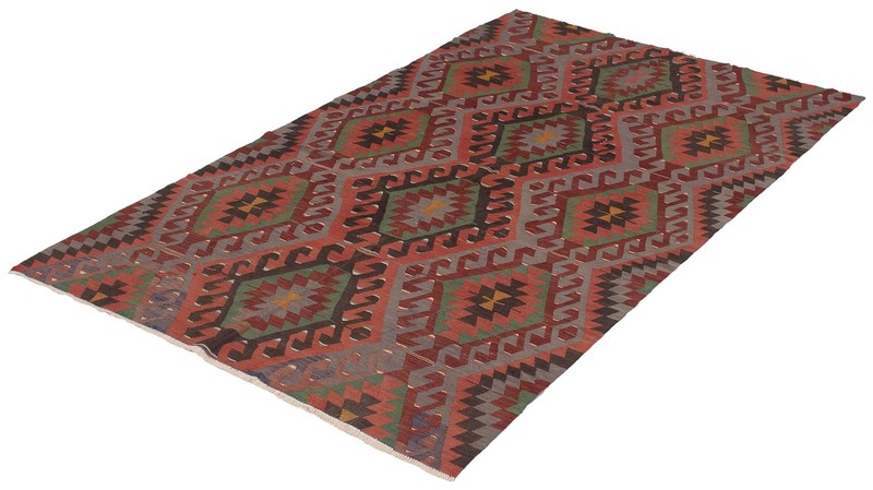 Vintage 5'7" x 10'7" Traditional Wool Hand Woven Oriental Area Rug gallery