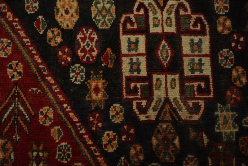 Authentic Red Wool Tribal Rug 5x7 Nomadic Hand-made Traditional Vintage Carpet gallery