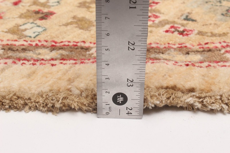 Vintage Hand-Knotted Area Rug 5'10" x 6'10" Traditional Oriental Wool Carpet gallery
