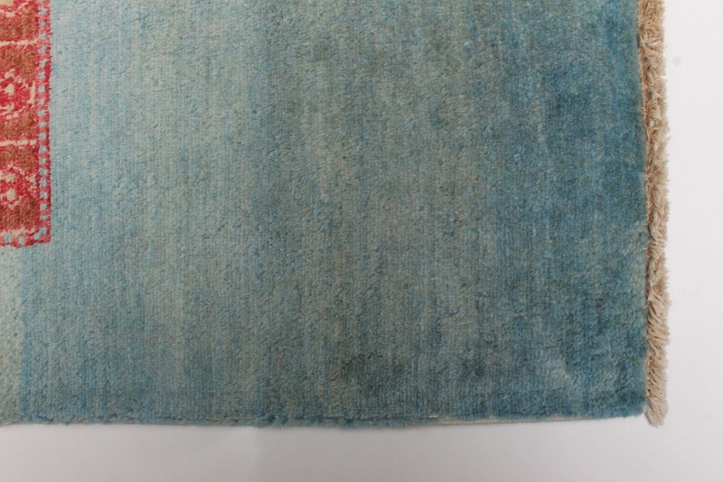 3'2" x 13'10" Vintage Hand-knotted Runner Rug Traditional Oriental Wool Carpet gallery