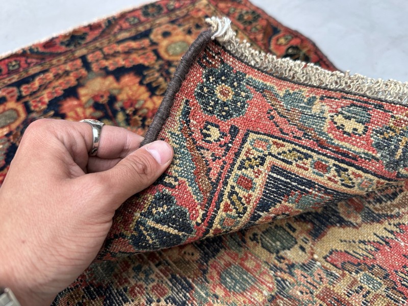 COLLECTORS' ITEM Antique Stunning Karabagh Caucasian Natural Vegetable Dye Rug gallery