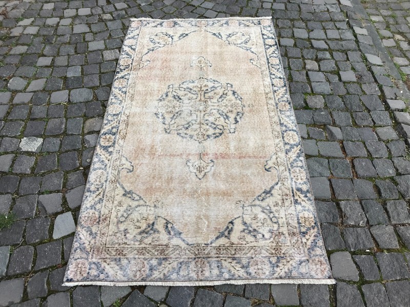 Handmade Rug Turkish Area Rug Vintage Rug Oushak Rug Antique Rug Bohemian Rug gallery