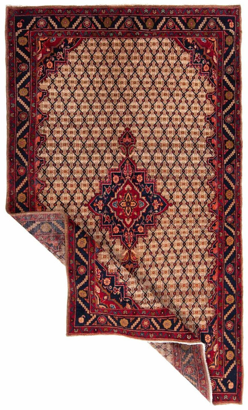 Koliai 260x155 cm Carpet Hand Knotted Oriental Rug Beige Nomadic gallery