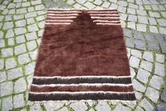 Real Goat Hair Kilim Rug 2’5 x 3’3 ft Vintage Anatolian Rare Color Kilim NO DYE