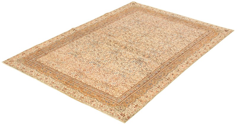 Vintage Oriental Hand-Knotted Carpet 6'6" x 9'8" Traditional Wool Area Rug gallery