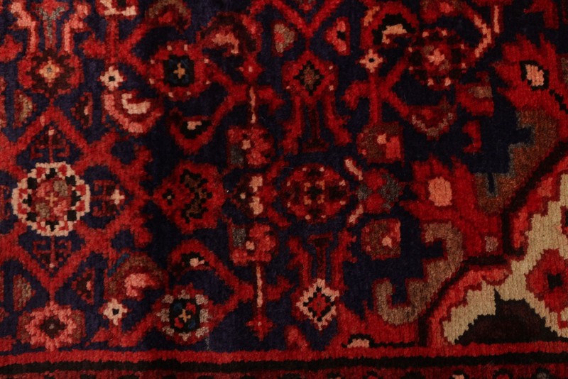 3'4" x 9'10" Vintage Hand-knotted Runner Rug Traditional Oriental Wool Carpet gallery