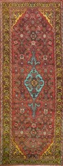 Handmade Wool Vintage Traditional 10 ft Runner Rug 4×10 Carpet