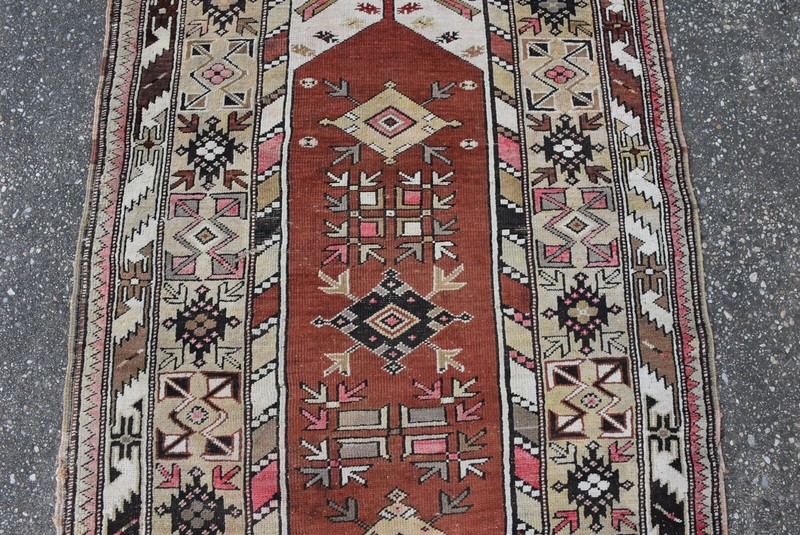 Antique Caucasian Rug Kazak Shirvan 3.5x6 gallery