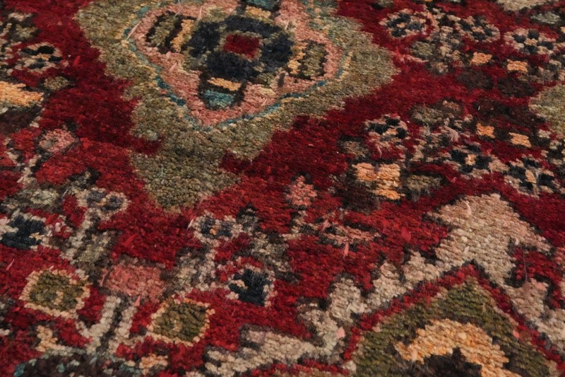 Vintage Tribal Traditional Handmade Geometric 10 ft Nomad Runner Wool Rug 3x10 gallery