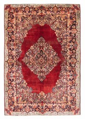Traditional Vintage Hand-Knotted Area Rug 6’1″ x 8’10” Oriental Wool Carpet