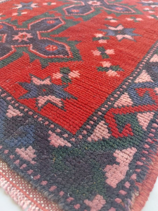 Antique Red Green Rug Home Decor Cushion Rug Handmade Rug Carpet Beautiful Rug gallery