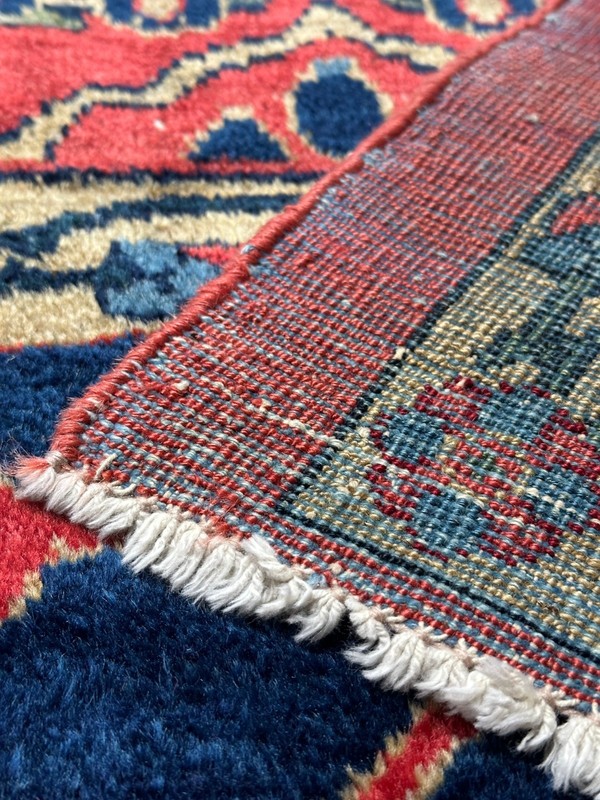 Antique Sarouk-Style Gallery Rug, Hand-Knotted Wool, Floral, 17ft x 38in gallery