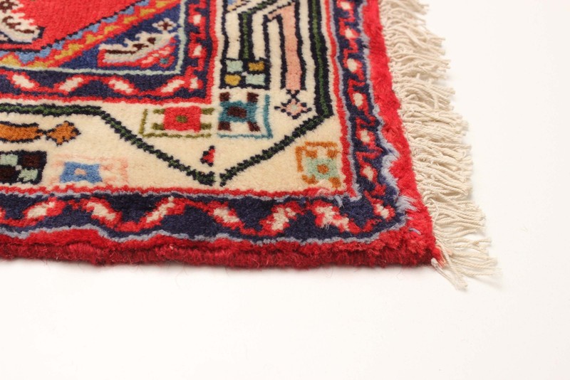 Vintage Hand-knotted Runner Rug 2'10" x 9'9" Traditional Oriental Wool Carpet gallery