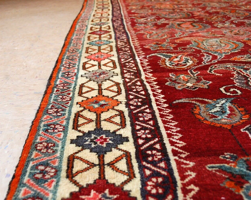 OLD,ANTIQUE CAUCASIAN DESIGN IN SIZE 5'3" x 10'8" RARE KAZAK,SHIRVAN DESIGN RUG gallery