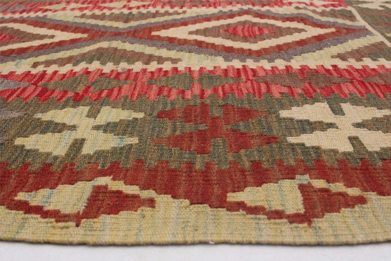 Vintage Hand Woven Area Rug 3'5" x 4'9" Traditional Wool Oriental Carpet gallery