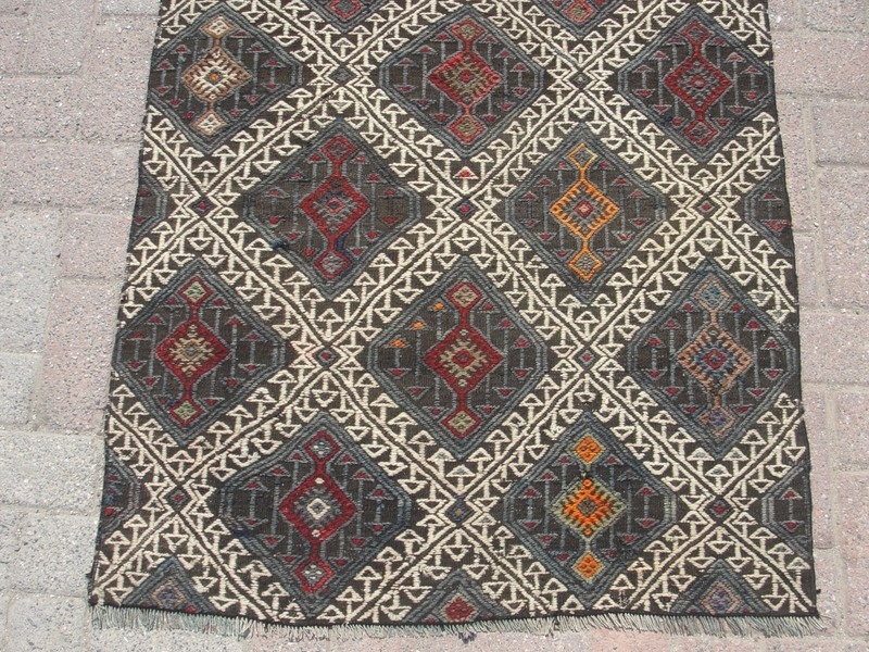 3x4 ft Handmade Anatolian Kilim Rug - Rugs for living room gallery
