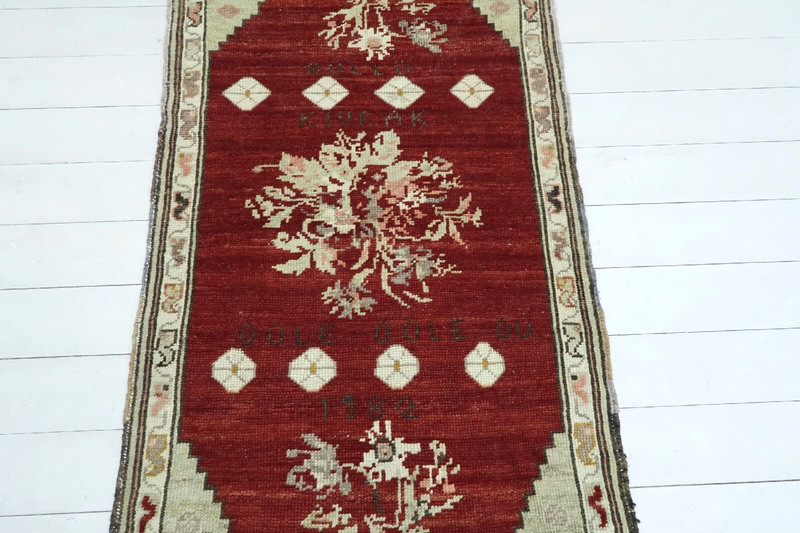 Anatolia Rug Handmade Carpet Doormat Bedroom Tapis Teppiche Area Rugs 35"x69" gallery