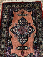 COLLECTORS’ ITEM Vintage Stunning Natural Silk Hereke Turkish Carpet