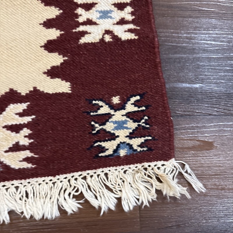 Unknown Handmade vintage kilim runner rug, Tribal rug runner 63 By 24 gallery