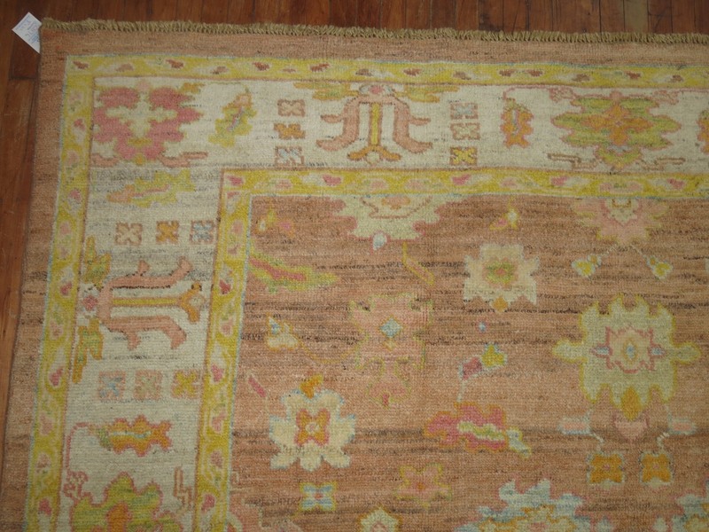 Modern Turkish Oushak Ushak Rug Size 8'4''x11'2'' gallery